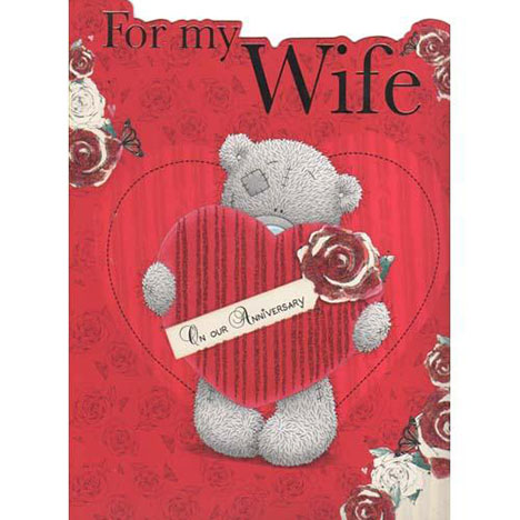 Wife Anniversary Me to You Bear Card £3.59